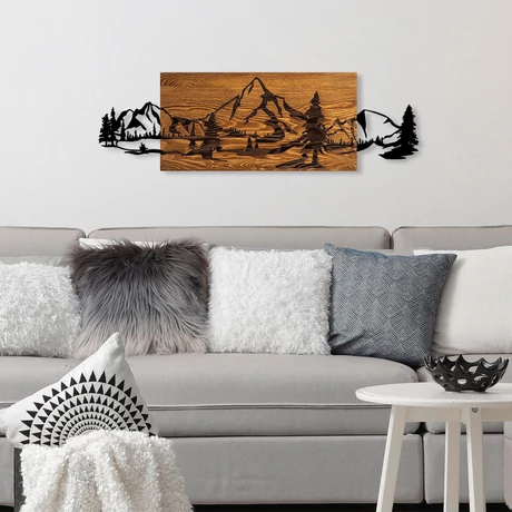 Fa fali dekoráció, Mountain Range