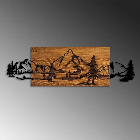 Fa fali dekoráció, Mountain Range