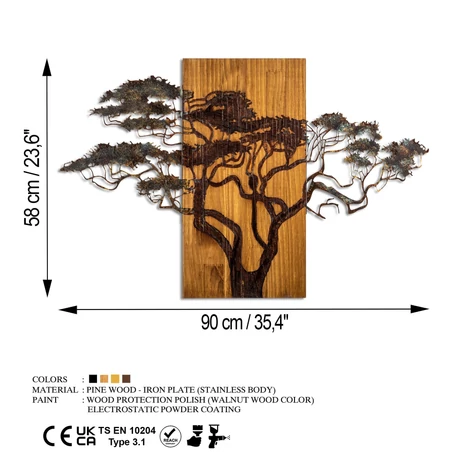 Fa fali dekoráció, Acacia Tree - 387-A