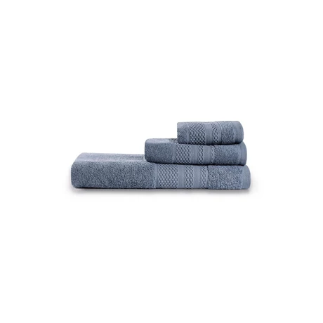 Törölköző Szett (3 db) Piramit - Indigo kék