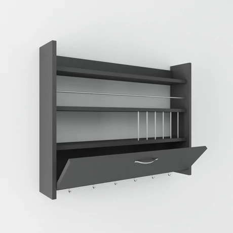 Konyhai polc Knott - Anthracite