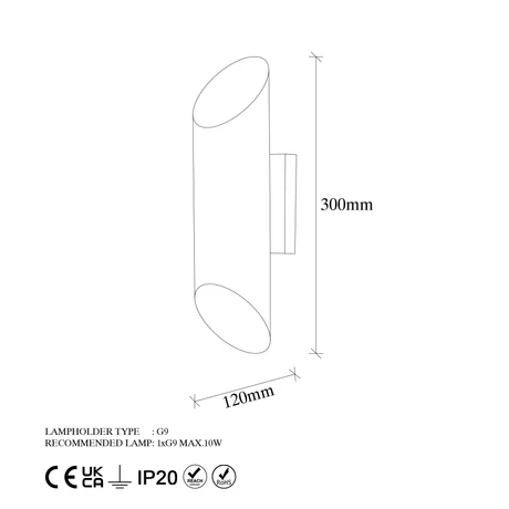 Fali lámpa, Cut - 11810