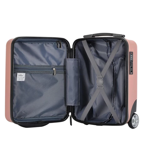40x30x20cm kabinbőrönd, WIZZ AIR felvihető kézipoggyász, RoseGold