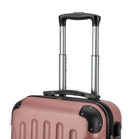 BONTOUR VERTICAL 4 Kerekes Közepes Bőrönd 65x44,5x27cm, M méretű, Rose gold