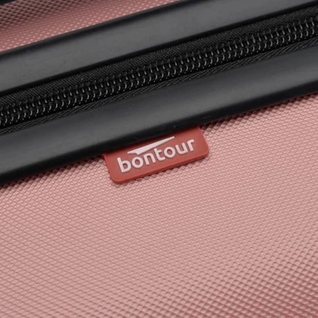 BONTOUR VERTICAL 4 Kerekes Közepes Bőrönd 65x44,5x27cm, M méretű, Rose gold