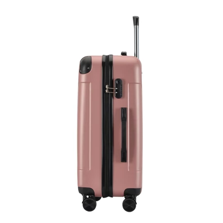 BONTOUR VERTICAL 4 Kerekes Közepes Bőrönd 65x44,5x27cm, M méretű, Rose gold