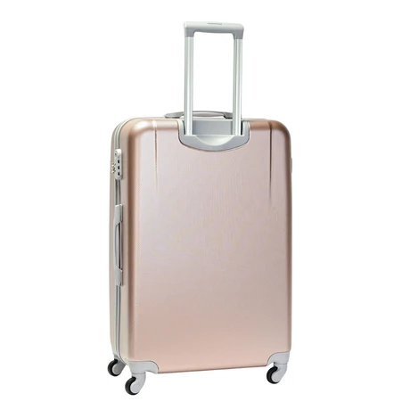 BONTOUR “Classic” 4 Kerekes Nagy Bőrönd 75x50x29 cm RoseGold