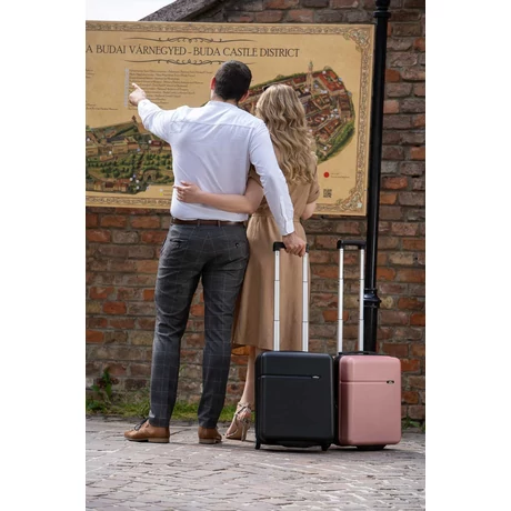 BONTOUR CabinOne Kabinbőrönd az EasyJet számára, Kék Színben(45x36x20 cm)