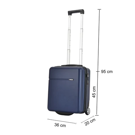 BONTOUR CabinOne Kabinbőrönd az EasyJet számára, Kék Színben(45x36x20 cm)