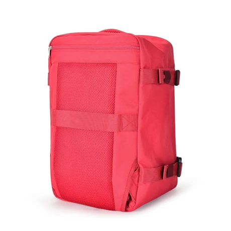 BONTOUR AIR Utazó Hátizsák, WizzAir/Ryanair méretű 40x20x25cm, Piros Színben