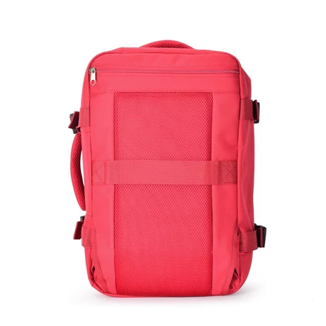 BONTOUR AIR Utazó Hátizsák, WizzAir/Ryanair méretű 40x20x25cm, Piros Színben