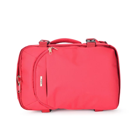BONTOUR AIR Utazó Hátizsák, WizzAir/Ryanair méretű 40x20x25cm, Piros Színben