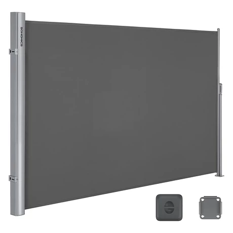 oldalsó napellenző, kihúzható, 180 x 300 cm antracit szürke
