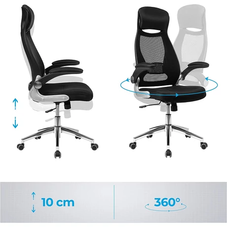 Irodai szék, ergonómikus hálós forgószék