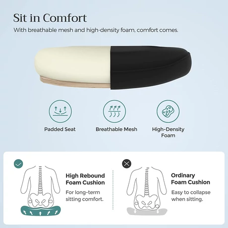 irodai szék összecsukható karfákkal, ergonomikus számítógépes szék