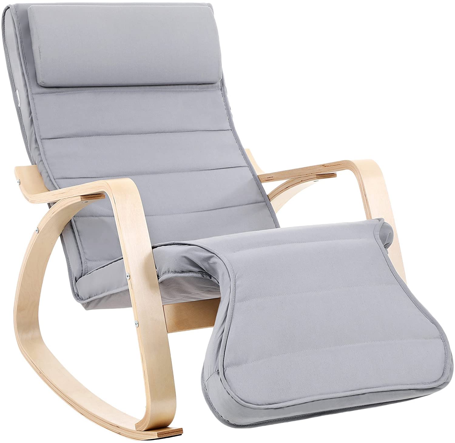 Hintaszék, relaxációs szék, 5 irányban állítható lábtartó, terhelhetőség 150 kg-ig